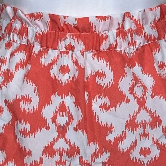 Mud Pie Silky Shorts in Peach / White - Picture 2 of 10